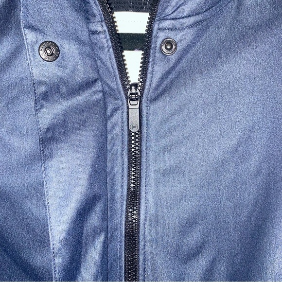Under Armour Gore Windstopper Navy and White Hooded Jacket Women’s Size Small - Picture 7 of 13